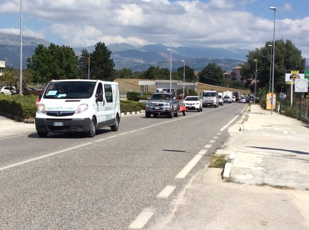 Colonna Mobile Protezione Civile Abruzzo